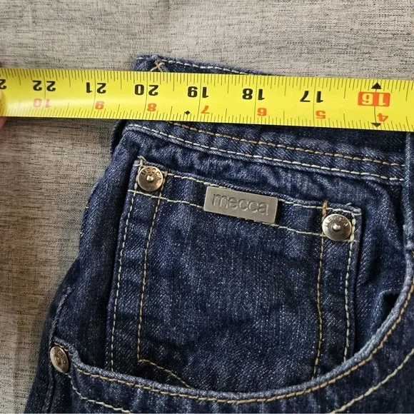 Mecca Men's Shorts High Rise Wide Leg Button Back Pockets 40" Waist 15" Inseam - Picture 6 of 12